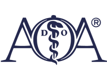 AOA logo with medical symbol and text